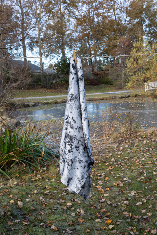 Grátt silki koddaver